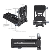SMALLRIG V-Mount Battery Mount Plate Kit for Cinema Cameras 4323