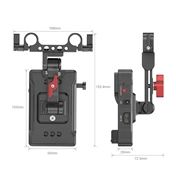 SMALLRIG V Mount Battery Plate Basic Ext.Arm 3499