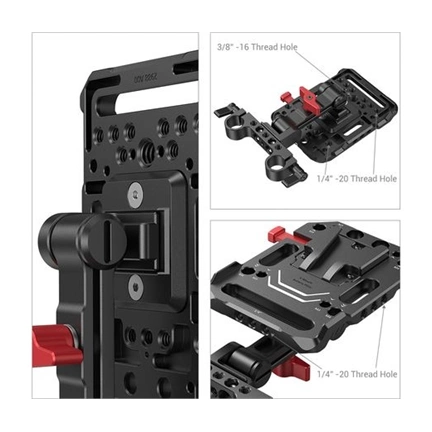 SMALLRIG V Mount Battery Plate with Adjustable Arm 2991