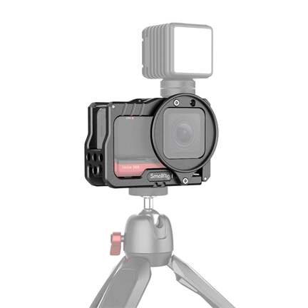 SMALLRIG Vlogging Cage and 52mm Filter Adapter for Insta360 ONE R 4K Edition 2901