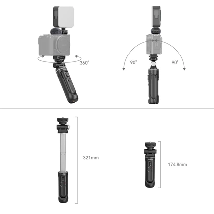 SMALLRIG Vlogging Tripod Kit for Sony ZV-E1 / ZV-E10 / ZV-1 / ZV-1F 4258