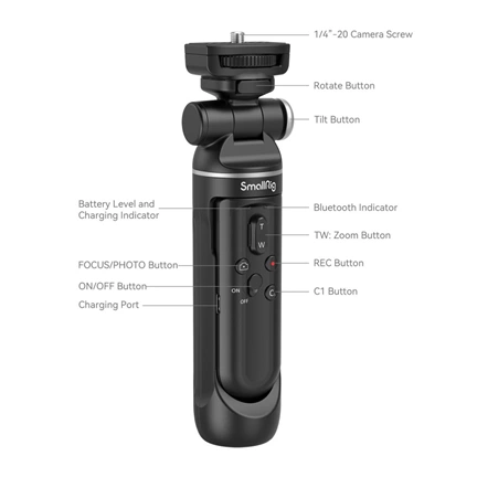 SMALLRIG Vlogging Tripod Kit for Sony ZV-E1 / ZV-E10 / ZV-1 / ZV-1F 4258