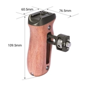 SMALLRIG Wood Side Handle with ARRI-Style Mount HSS2642