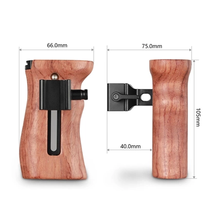 SMALLRIG Wooden NATO Side Handle 2187