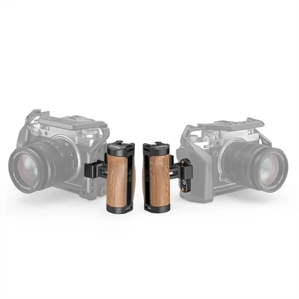 SMALLRIG Wooden NATO Side Handle (with Quick Release NATO Rail)2978