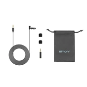 SMALLRIG simorr Wave L1 3.5mm Lavalier Microphone (Black) 3388