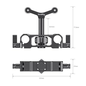 SMALLRIG universal 15mm LWS rod mount lens support 2727