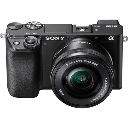 SONY Alpha 6100 Fekete + 16-50mm MILC fényképezőgép KIT