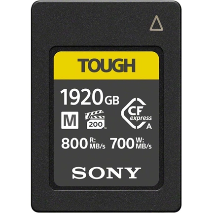 SONY CFexpress Type A 1920GB memóriakártya - 80.000 Ft pénzvisszatérítés július 31-ig SONY CFexpress Type A 1920GB memóriakártya - 80.000 Ft pénzvisszatérítés július 31-ig
