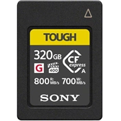 SONY Tough CFexpress Type A CEA-G 320GB memóriakártya - 40.000 Ft pénzvisszatérítés július 31-ig SONY Tough CFexpress Type A CEA-G 320GB memóriakártya - 40.000 Ft pénzvisszatérítés július 31-ig