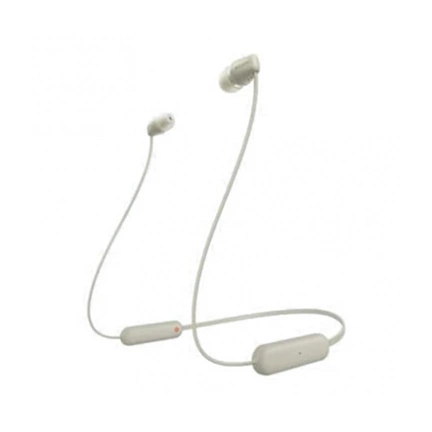 SONY WI-C100 vezeték nélküli fülhallgató - taupe