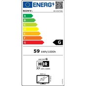 SONY X75WL 43" 4K Ultra HD HDR Google TV