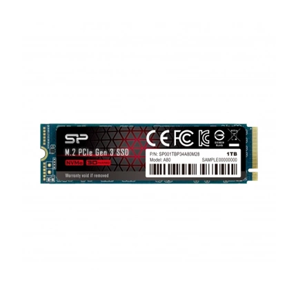 SSD M.2 SILICON POWER 1TB A80 NVMe 1.3 (3200MB/s | 3000MB/s)
