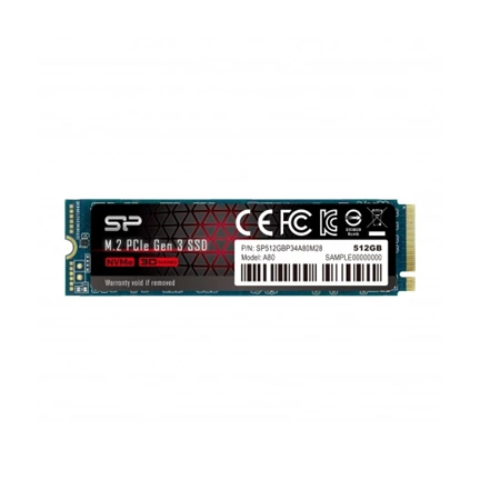 SSD M.2 SILICON POWER 512GB A80 NVMe 1.3 (3200MB/s | 3000MB/s)