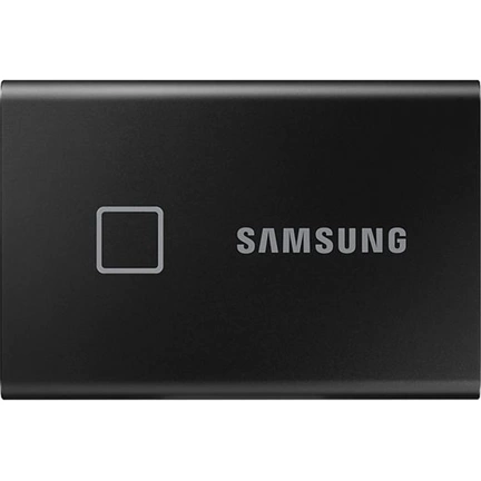 Samsung 1000GB USB 3.2 (MU-PC1T0K/WW) fekete ujjlenyomatolvasós T7 Touch külső SSD Samsung 1000GB USB 3.2 (MU-PC1T0K/WW) fekete ujjlenyomatolvasós T7 Touch külső SSD