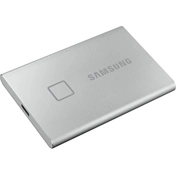 Samsung 1000GB USB 3.2 (MU-PC1T0S/WW) ezüst ujjlenyomatolvasós T7 Touch külső SSD