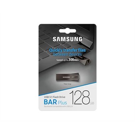 Samsung 128GB BAR Plus Titan Gray USB 3.1