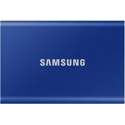 Samsung 2000GB USB 3.2 (MU-PC2T0H/WW) kék ujjlenyomatolvasós T7 Touch külső SSD