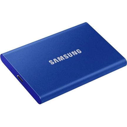 Samsung 2000GB USB 3.2 (MU-PC2T0H/WW) kék ujjlenyomatolvasós T7 Touch külső SSD