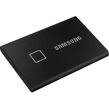 Samsung 2000GB USB 3.2 (MU-PC2T0K/WW) fekete ujjlenyomatolvasós T7 Touch külső SSD