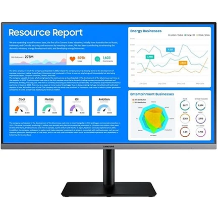 Samsung 27" S27R650FDU LED kék-szürke monitor