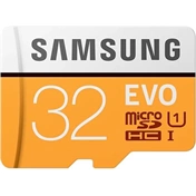 Samsung 32GB microSDHC EVO Class10 UHS-1 U3 Grade1 + adapterrel