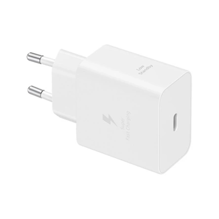 Samsung 45 W hálózati töltőfej (kábel nélkül) - fehér