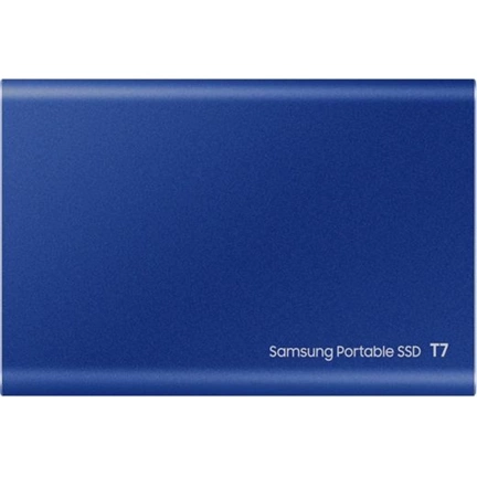 Samsung 500GB USB 3.2 (MU-PC500H/WW) kék ujjlenyomatolvasós T7 Touch külső SSD