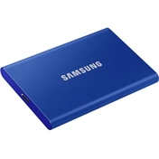 Samsung 500GB USB 3.2 (MU-PC500H/WW) kék ujjlenyomatolvasós T7 Touch külső SSD