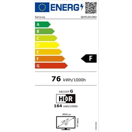 Samsung 55" The Serif QLED 4K LS01D Smart TV 360 fokos kialakítással