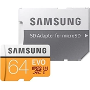 Samsung 64GB EVO Class 10 UHS-1 vízálló microSDXC memóriakártya