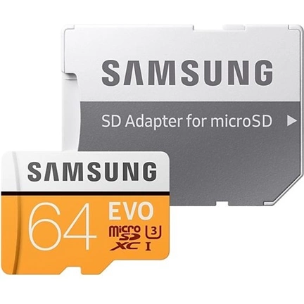 Samsung 64GB EVO Class 10 UHS-1 vízálló microSDXC memóriakártya