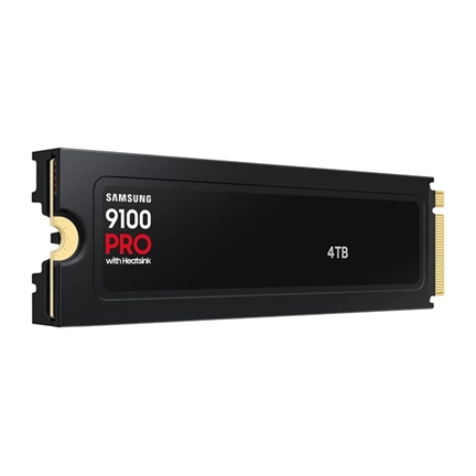 Samsung 9100 Pro SSD hűtőbordával PCIe 5.0 NVMe M.2 14800/13400MB/s 4TB
