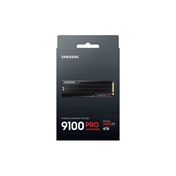 Samsung 9100 Pro SSD hűtőbordával PCIe 5.0 NVMe M.2 14800/13400MB/s 4TB