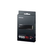 Samsung 9100 Pro SSD hűtőbordával PCIe 5.0 NVMe M.2 14800/13400MB/s 4TB
