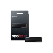 Samsung 9100 Pro SSD hűtőbordával PCIe 5.0 NVMe M.2 14800/13400MB/s 4TB