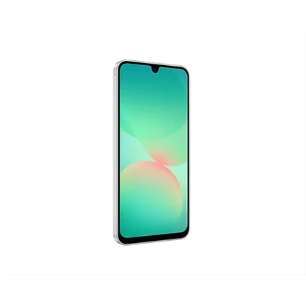 Samsung Galaxy A26 5G okostelefon - 6,7" FHD+ Super AMOLED kijelző, 50MP kamera, 6GB, 128GB, fehér