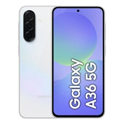 Samsung Galaxy A36 5G okostelefon - 6,7" FHD+ Super AMOLED kijelző, 50MP kamera, 6GB, 128GB, fehér
