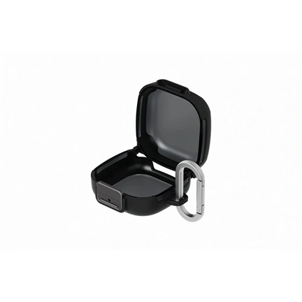 Samsung Galaxy Buds4 | Buds4 Pro karabineres tok, fekete