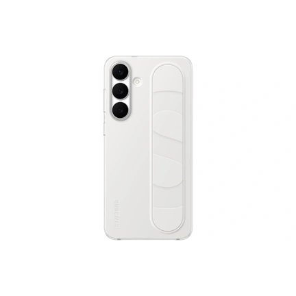Samsung Galaxy S25 FE álló tok szíjjal - fehér
