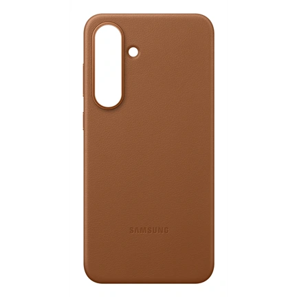 Samsung Galaxy S25 FE vegán bőrtok, barna