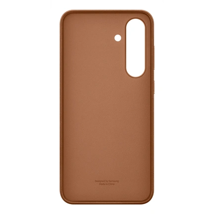 Samsung Galaxy S25 FE vegán bőrtok, barna