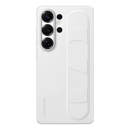 Samsung Galaxy S25 Ultra álló tok szíjjal - fehér