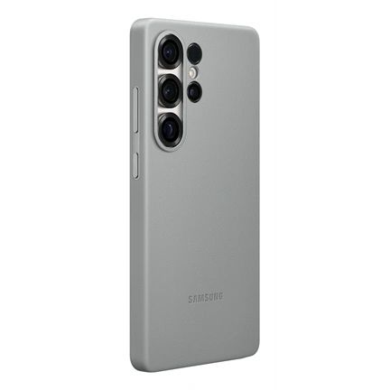 Samsung Galaxy S25 Ultra vegán bőrtok - szürke