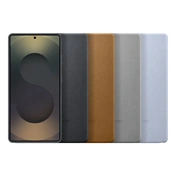 Samsung Galaxy S25 Ultra vegán bőrtok - szürke