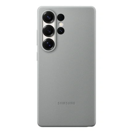 Samsung Galaxy S25 Ultra vegán bőrtok - szürke