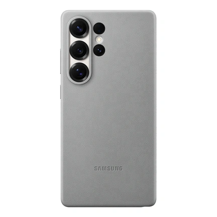 Samsung Galaxy S25 Ultra vegán bőrtok - szürke