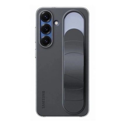 Samsung Galaxy S25 álló tok szíjjal - fekete