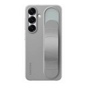 Samsung Galaxy S25 álló tok szíjjal - szürke