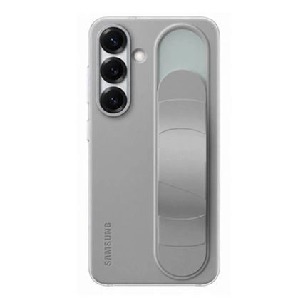 Samsung Galaxy S25 álló tok szíjjal - szürke